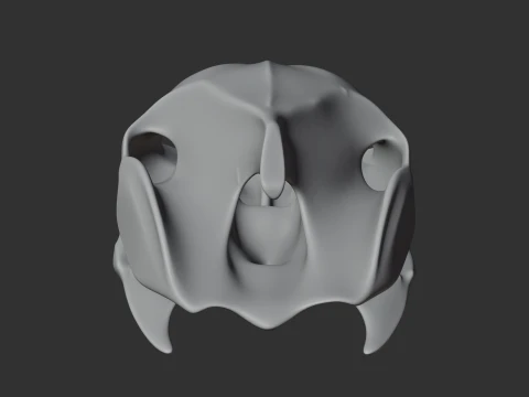 Map Turtle Skull 3D Model