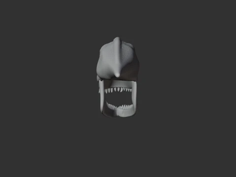 Maraapunisaurus Skull 3D Model