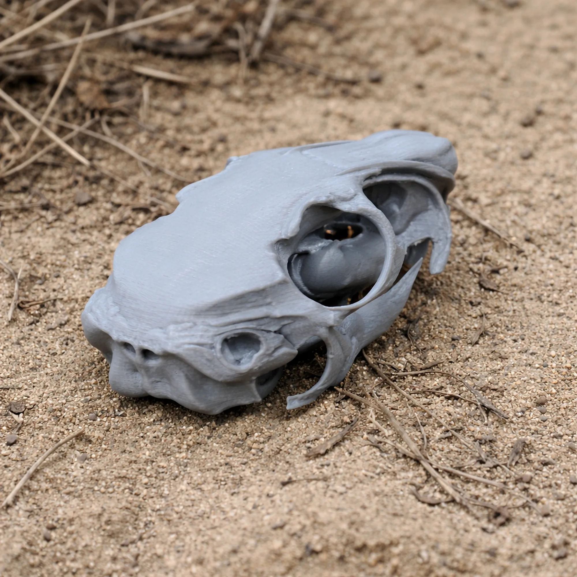 Mountain Viscacha Skull 3D Model .c4d .max .obj .3ds .fbx .stl .blend 