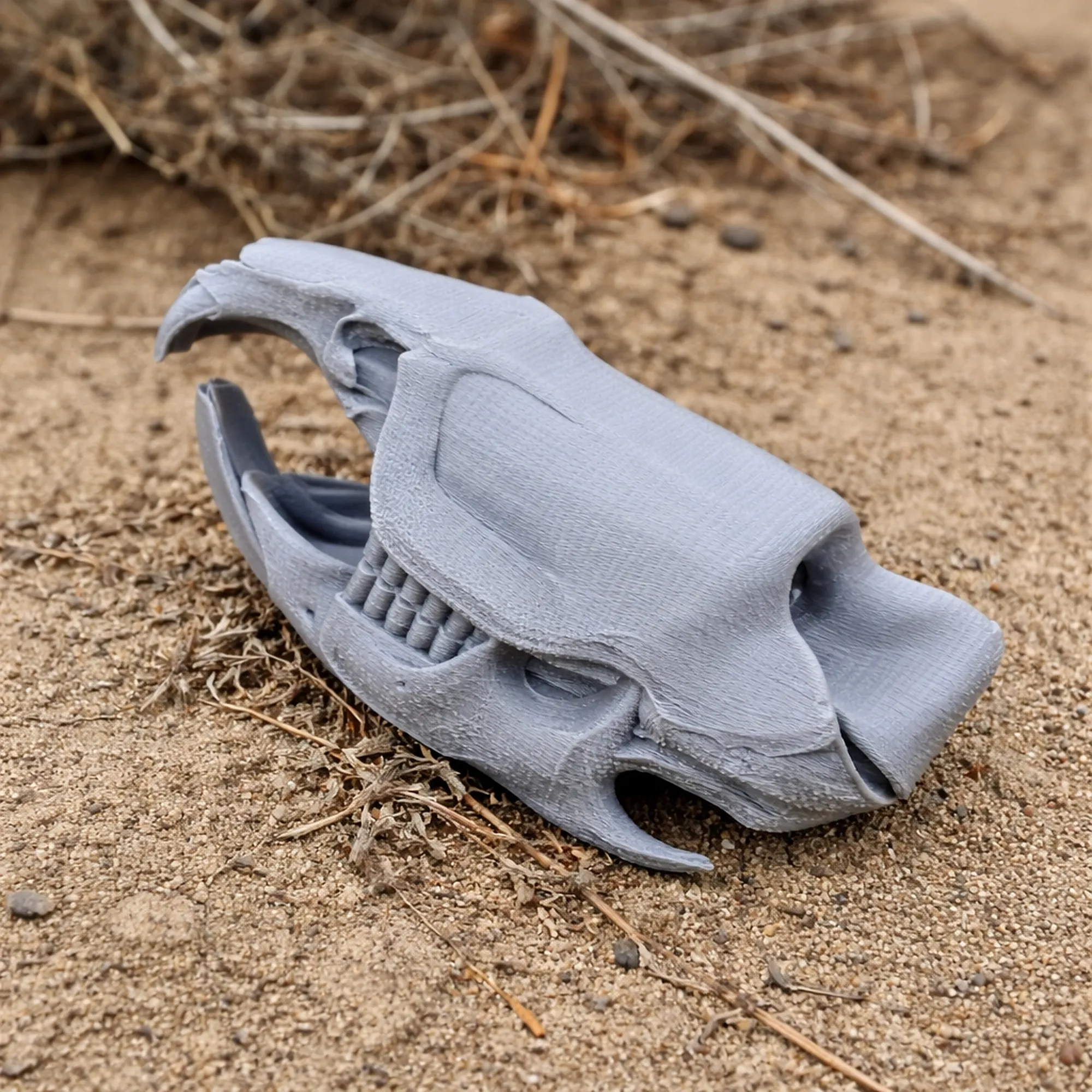 Muskrat Skull 3D Model .c4d .max .obj .3ds .fbx .stl .blend 