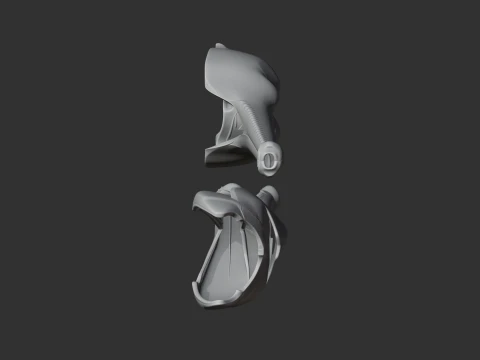 Mystriosaurus Skull 3D Model