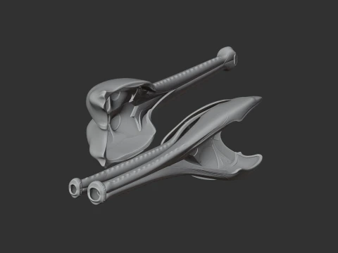 Mystriosaurus Skull 3D Model