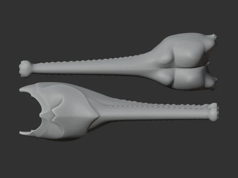 Mystriosaurus Skull 3D Model
