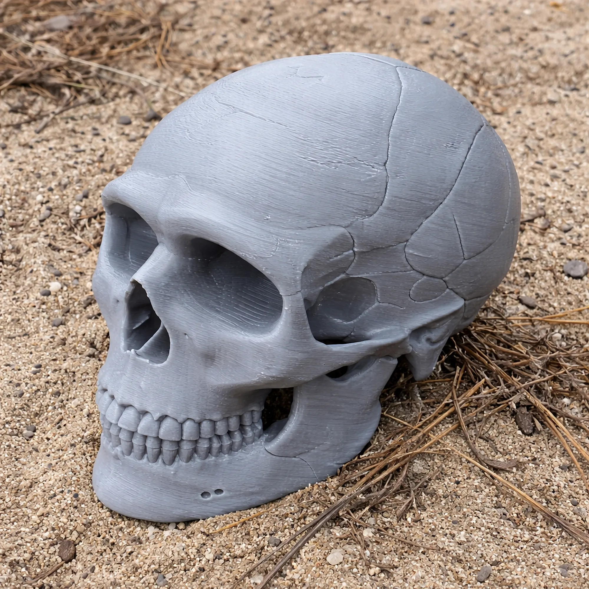 Neanderthal Skull 3D Model .c4d .max .obj .3ds .fbx .stl .blend 