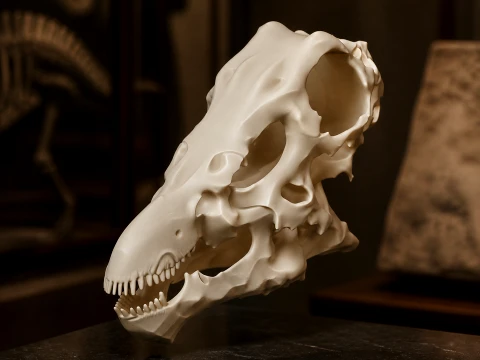 Nodocephalosaurus Skull 3Dモデル