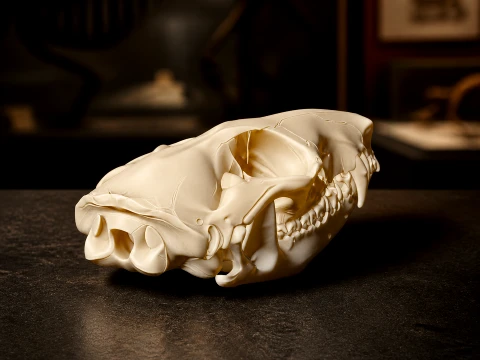 Northern Quoll Skull 3Dモデル