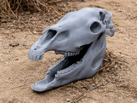 Olingo Skull 3Dモデル