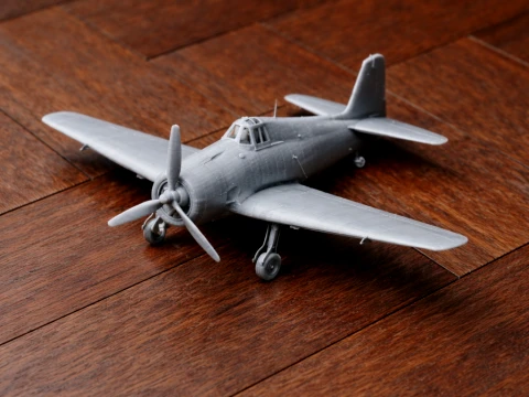 Avião Hellcat Modelo 3D