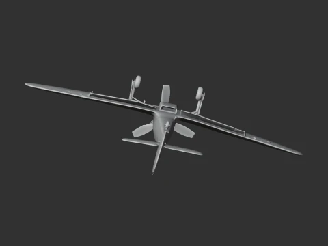 Furac&atilde;o Avi&atilde;o Modelo 3D