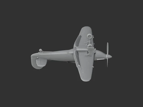 Furac&atilde;o Avi&atilde;o Modelo 3D