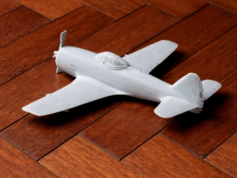 Avião Thunderbolt P-47 Modelo 3D