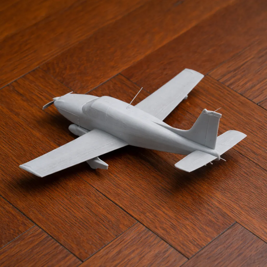 Piper Cherokee Plane 3D Model .c4d .max .obj .3ds .fbx .stl .blend 