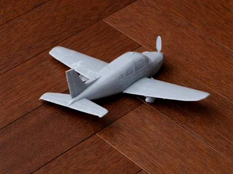 Avião Piper PA-28 Modelo 3D