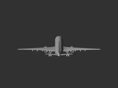 Embraer E195 Plane 3D Model