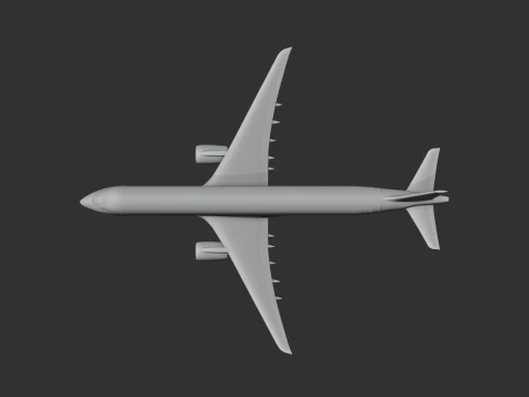 Embraer E195 Plane 3D Model