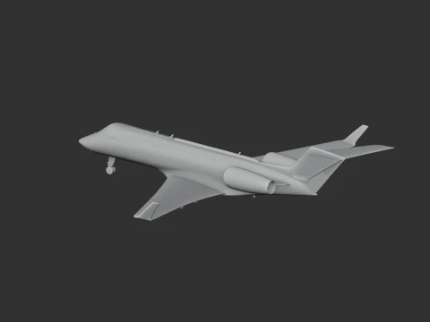 Gulfstream Jet Plane 3D Model