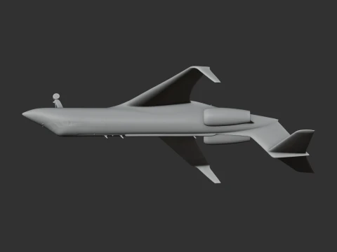Gulfstream Jet Plane 3D Model