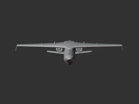 Gulfstream Jet Plane 3D Model