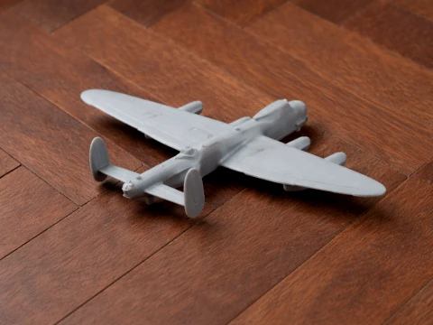 Avión bombardero Lancaster Modelo 3D