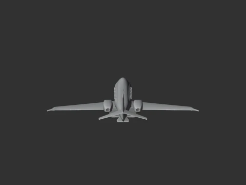 Learjet Plane 3D Model