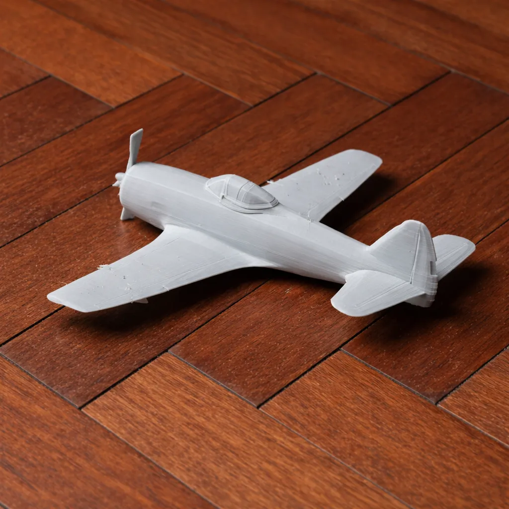 P-47 Thunderbolt Plane 3D Model .c4d .max .obj .3ds .fbx .stl .blend 