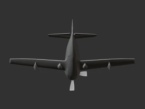 P-47 Thunderbolt Plane 3D Model