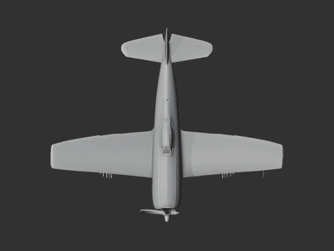 P-47 Thunderbolt Plane 3D Model