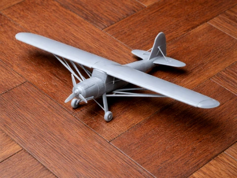 Storch Plane 3D Model