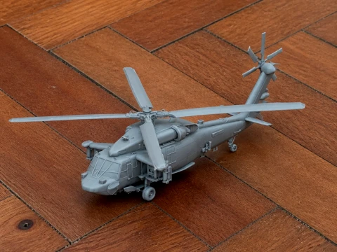 UH-60 Black Hawk-helikopter 3D Model