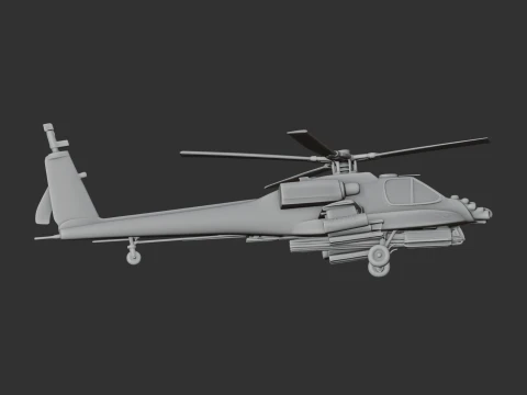 Westland Apache Helicopter 3D Model