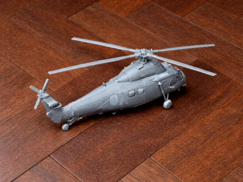 Westland Wessex Helicopter 3D Model