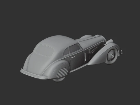 Alfa Romeo 8C 2900 3D Model