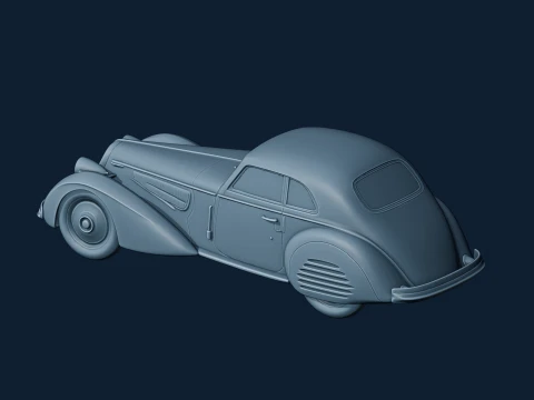Alfa Romeo 8C 2900 3D Model