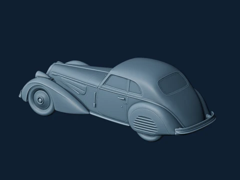 Alfa Romeo 8C 2900 3D Model