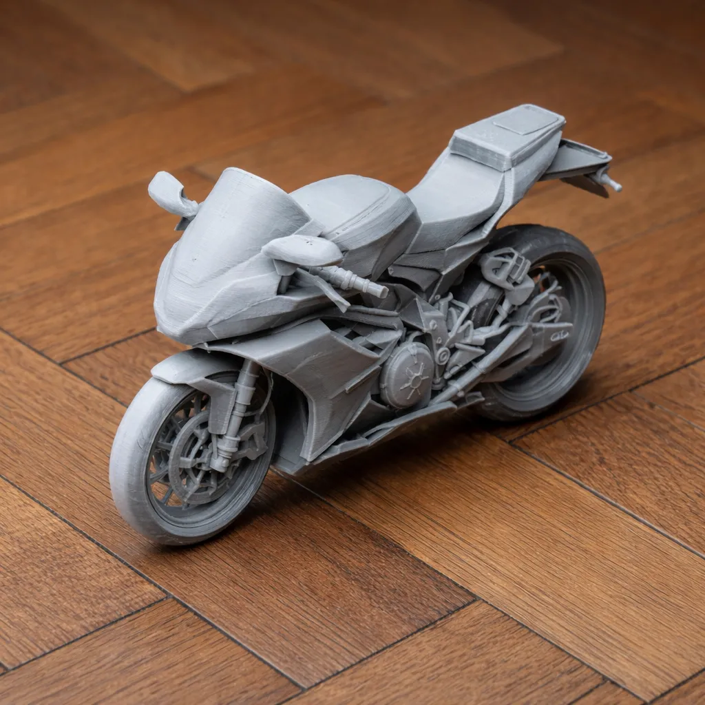 Aprilia RSV4 3D Model .c4d .max .obj .3ds .fbx .stl .blend