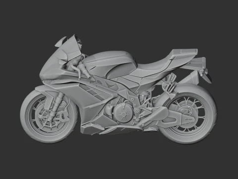 Aprilia RSV4 3D Model