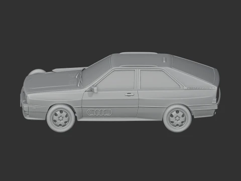 Audi Quattro 3D Model