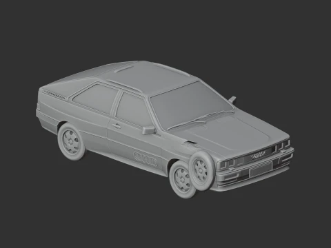 Audi Quattro 3D Model