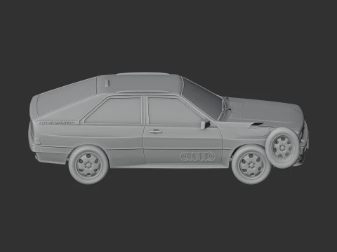 Audi Quattro 3D Model