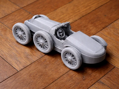 Bugatti Type 35 3D Model