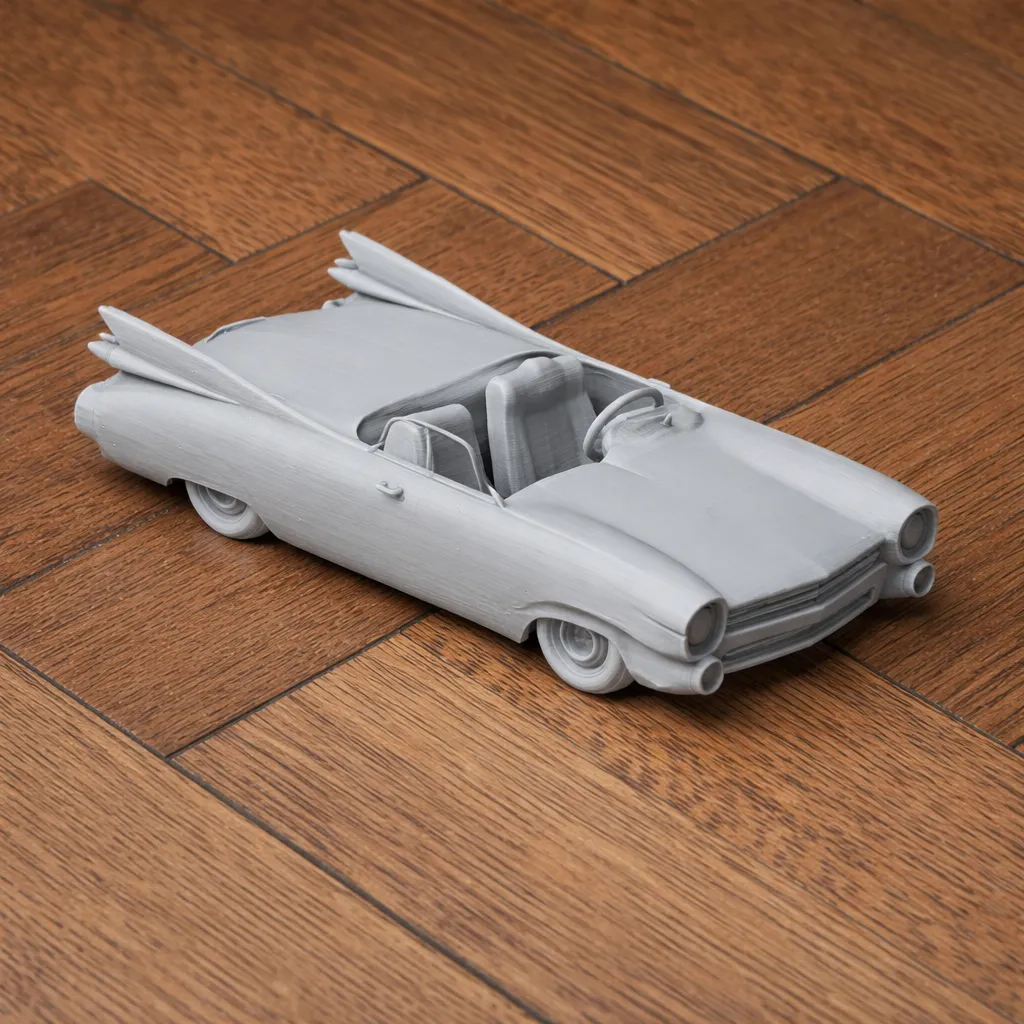 Cadillac Eldorado 1959 3D Model .c4d .max .obj .3ds .fbx .stl .blend 