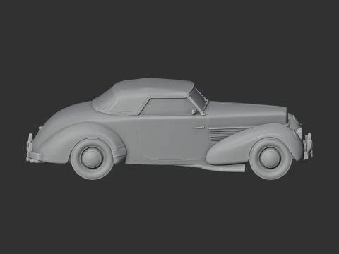 Cord 812 3D Model