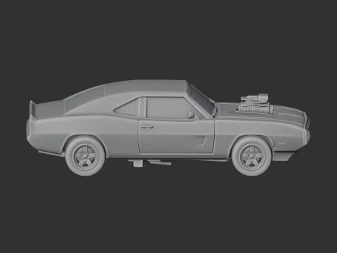 Dodge Challenger 1970 3D Model