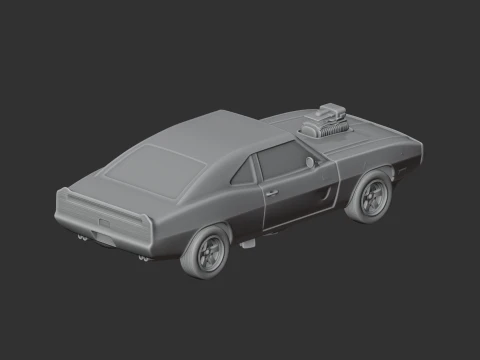 Dodge Challenger 1970 3D Model