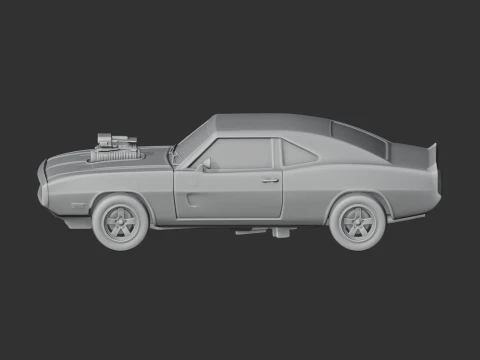 Dodge Challenger 1970 3D Model