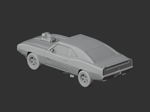 Dodge Challenger 1970 3D Model