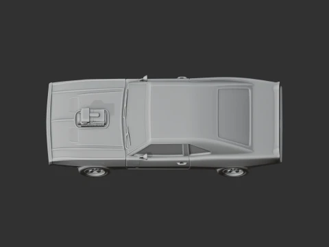 Dodge Challenger 1970 3D Model