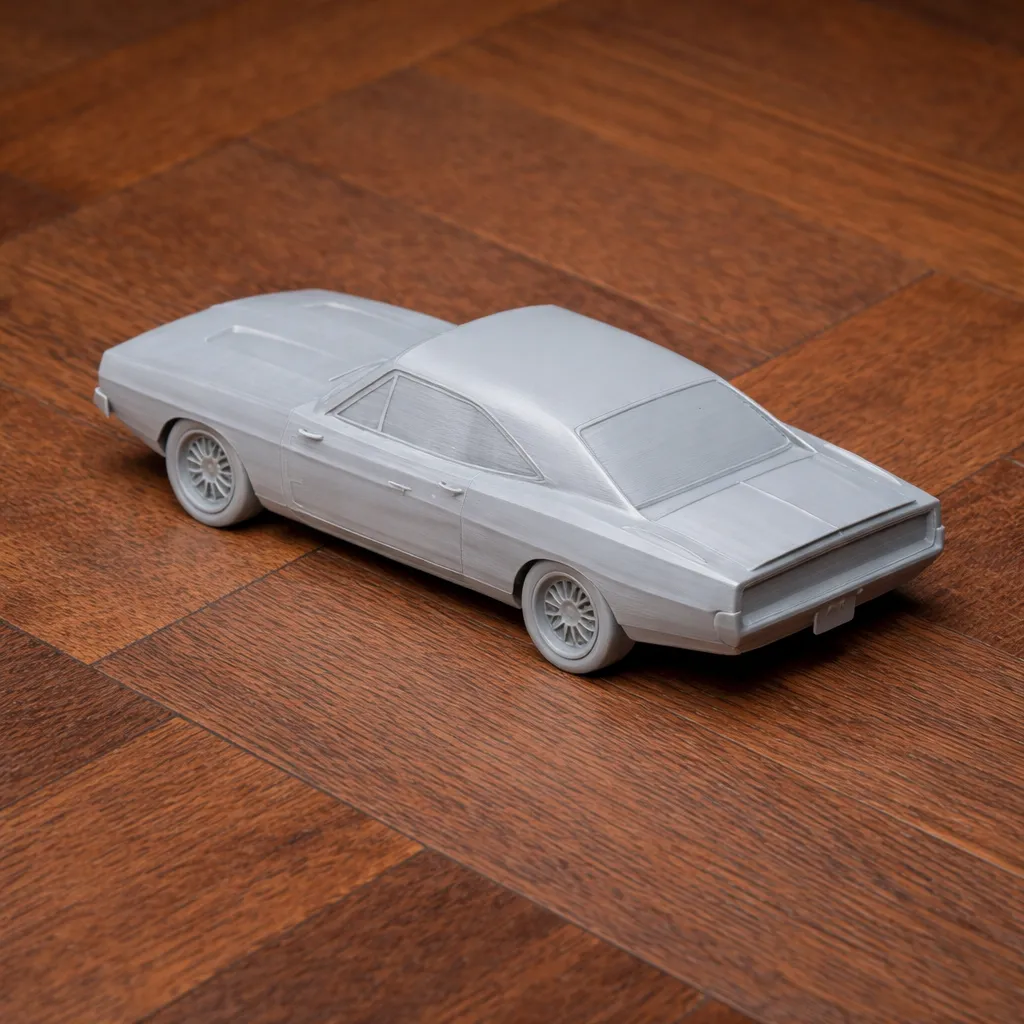 Dodge Charger 1969 3D Model .c4d .max .obj .3ds .fbx .stl .blend 