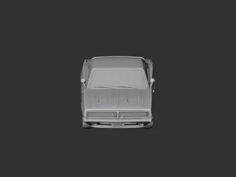 Dodge Charger 1969 3D Model