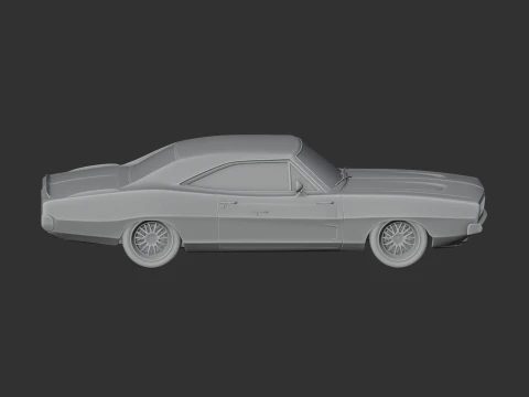 Dodge Charger 1969 3D Model